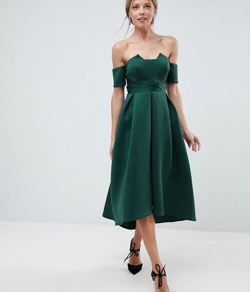 asos navy prom dress