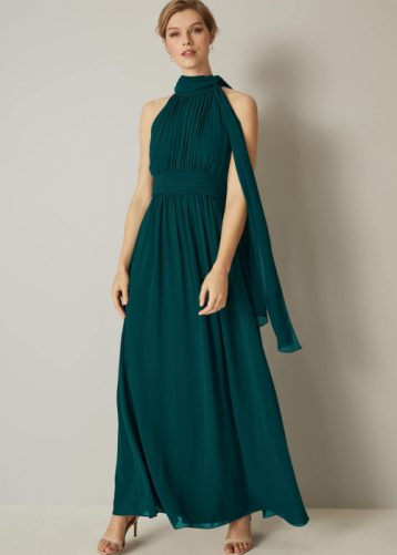 Phase Eight Roxi Maxi Bridesmaid Dress Emerald Green