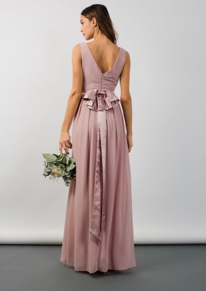 tfnc kily pale mauve maxi dress