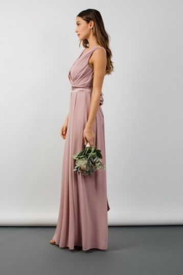 TFNC Kily Pale Mauve Maxi Dress, Blush/Pink - Image 3