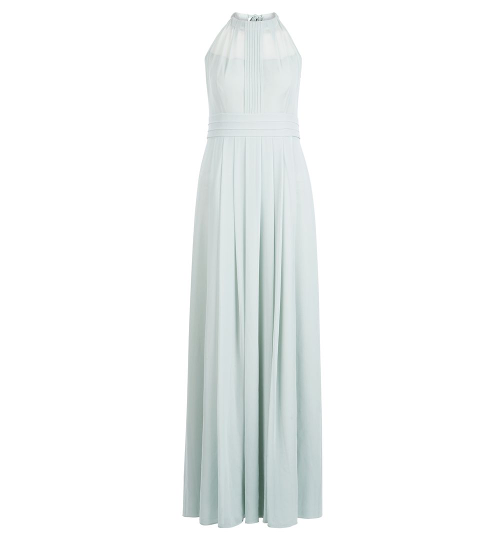 Hobbs Alexis Mint Bridesmaid Maxi Bow Dress