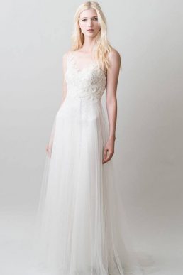 french connection cari maxi bridal dress