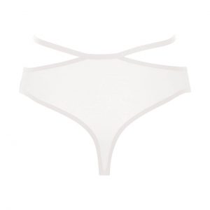 Bluebella Gabriela High Waist Thong, Ivory 