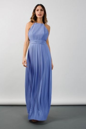 TFNC Serene Light Blue Bridesmaid Maxi Dress