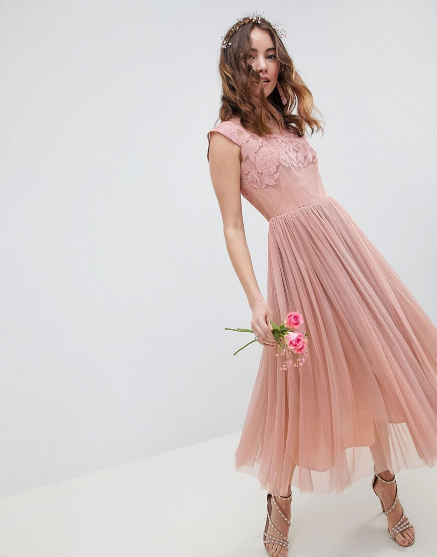 Dusty pink bridesmaid dresses uk sale