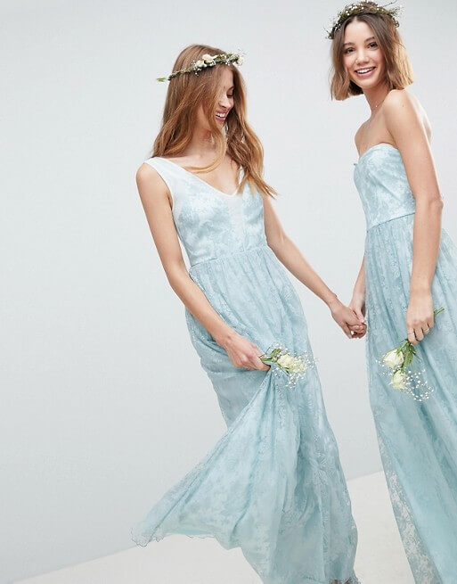 pale blue maxi dresses