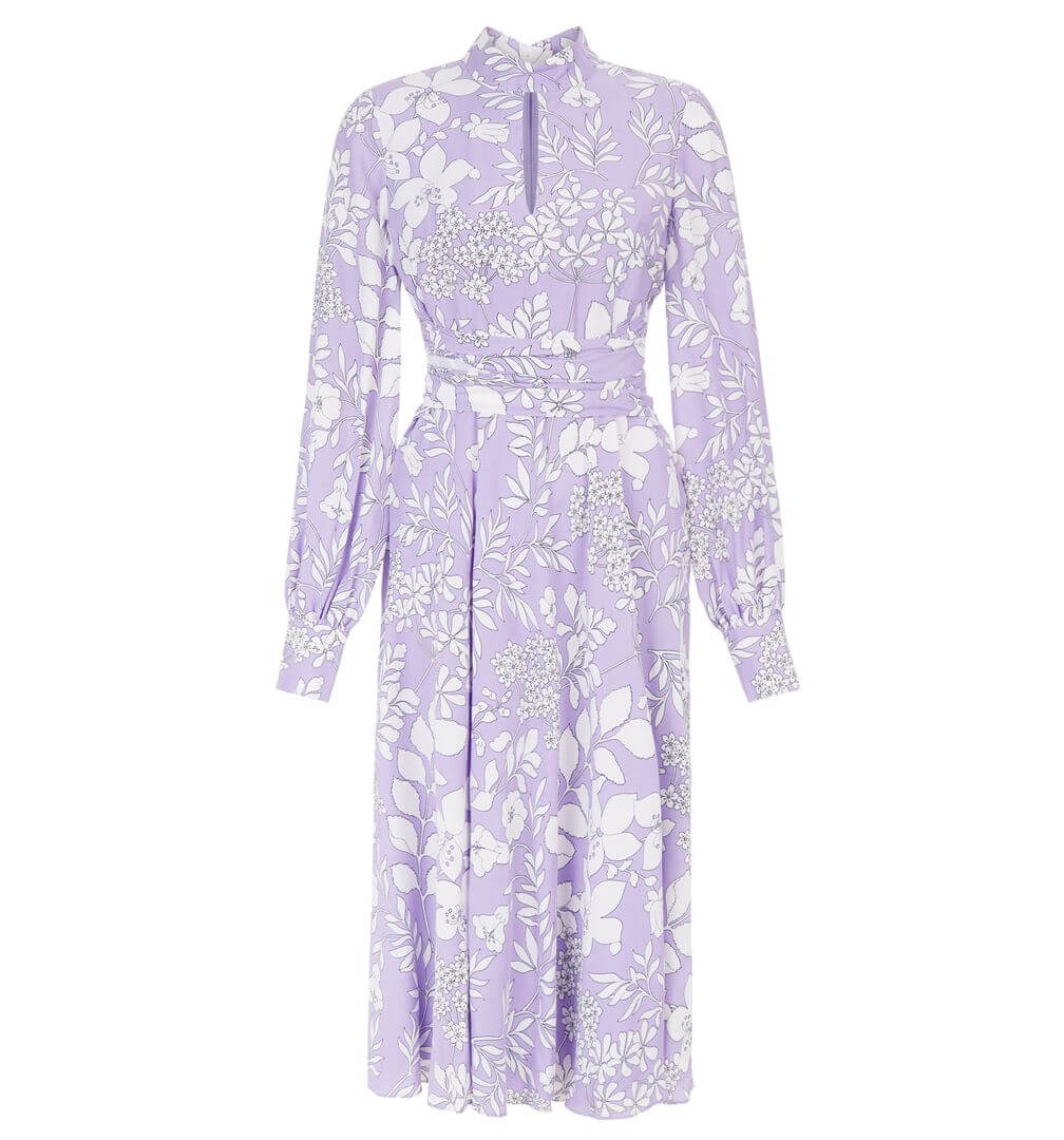 hobbs lilac dress