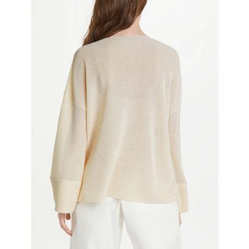 Modern Rarity V Neck Jumper Cream