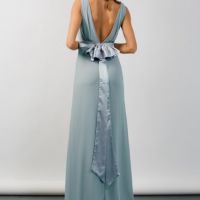 tfnc halannah blue grey maxi dress