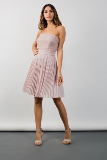 TFNC Kara Mink Midi Dress Mauve Lilac