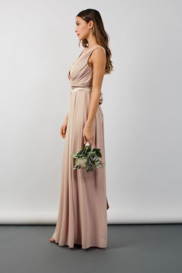 TFNC Kily Whisper Maxi Bridesmaid Dress Blush Pink