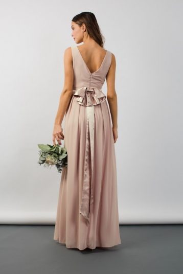 TFNC Kily Whisper Maxi Bridesmaid Dress Blush Pink