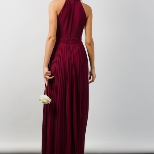 tfnc burgundy maxi dress