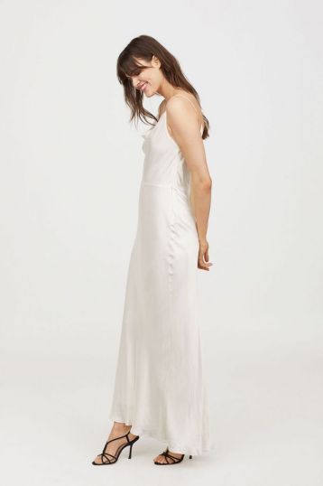 h&m white dress uk