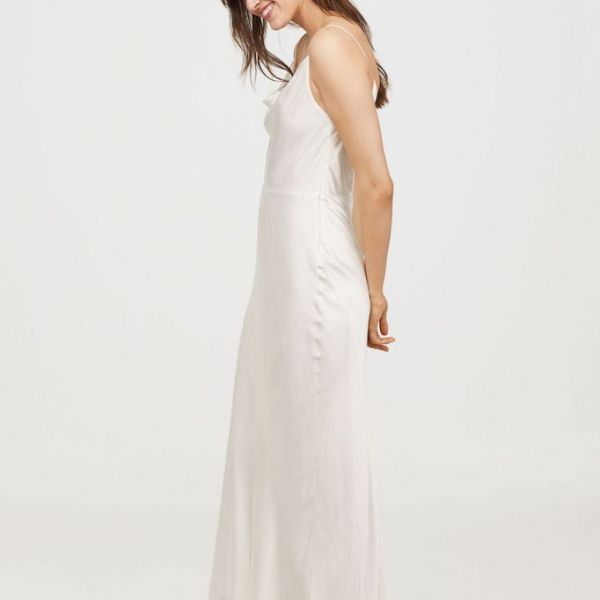 H\u0026M Sleeveless Long Slip Bridal Maxi 