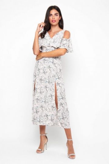 TFNC Neferetiti Floral Midi Dress