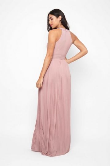 TFNC Prague Bridesmaid Maxi Dress, Pink/Blush - Image 2