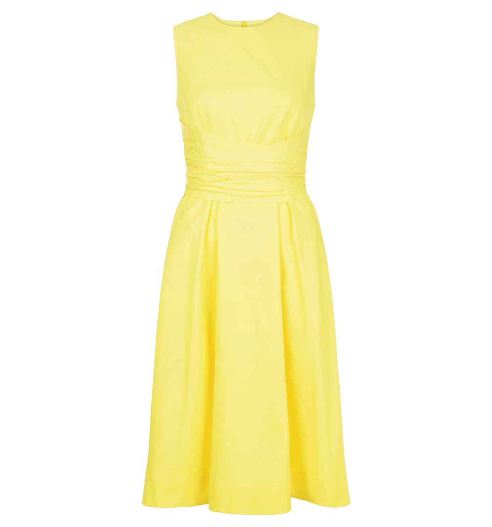 hobbs yellow twitchill dress