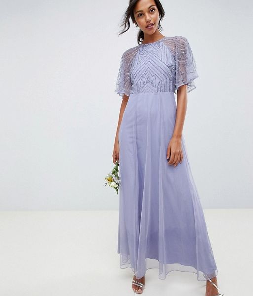 asos lavender dress