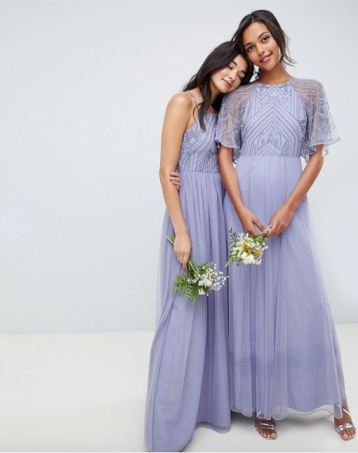 asos bridesmaid dresses lilac