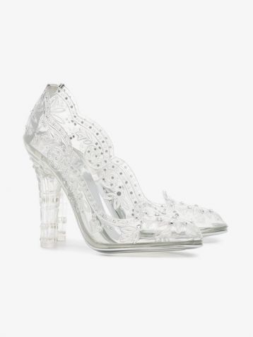 Dolce & Gabbana transparent Bette 105 PVC crystal pumps