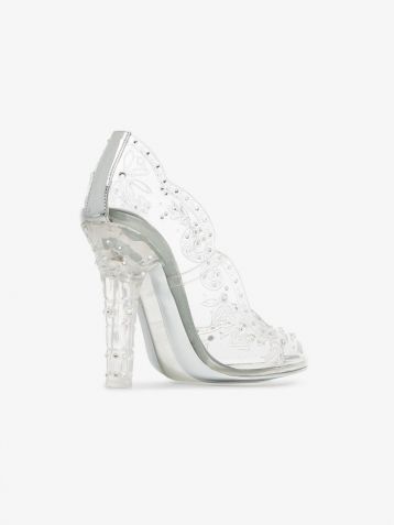 Dolce & Gabbana transparent Bette 105 PVC crystal pumps