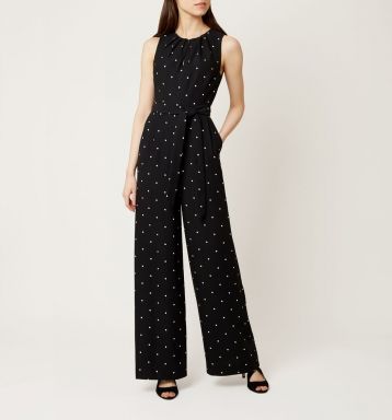 Hobbs Mell Jumpsuit Black White