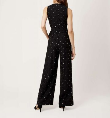 Hobbs Mell Jumpsuit Black White