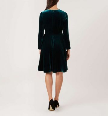 Hobbs Zinnia Dress Teal