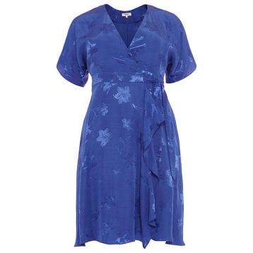 Studio 8 Orla Wrap Dress Cobalt Blue