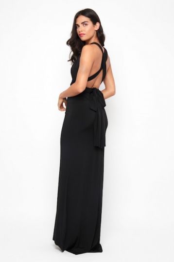 TFNC Multiway Bridesmaid Maxi Dress, Black - Image 2