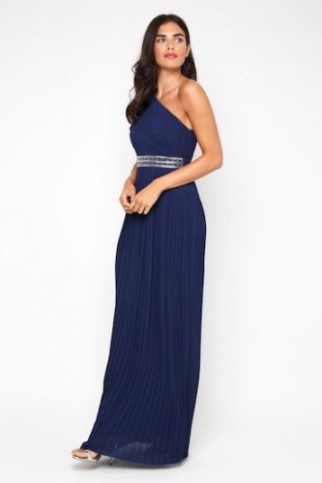 TFNC Jovie Bridesmaid Maxi Dress Navy