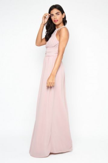 TFNC Yasmin Pale Mauve Bridesmaid Maxi Pink Blush