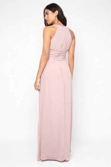 TFNC Yasmin Pale Mauve Bridesmaid Maxi Pink Blush