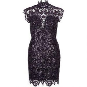 forever unique purple lace bodycon dress