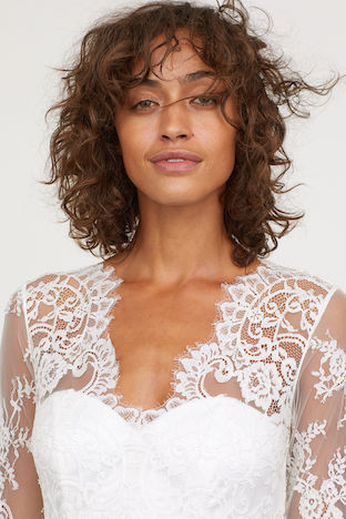 H&m lace wedding clearance dress