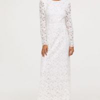 long lace dress h&m