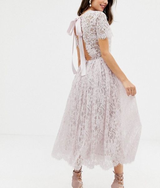 lace midi dress uk