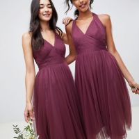 Asos design soft store tulle maxi dress