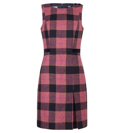 hobbs checked dress