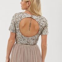 Lace and beads co ord best sale