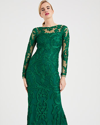 phase eight long green dress