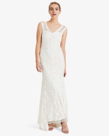 Phase Eight Valerie Tapework Bridal dress Ivory