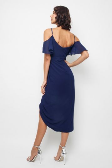 TFNC Betty Navy Midi Dress Navy Blue