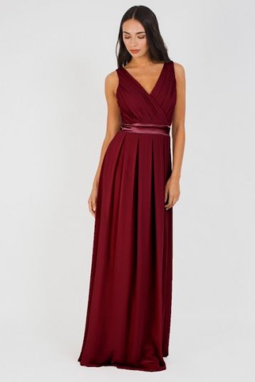 tfnc burgundy dress