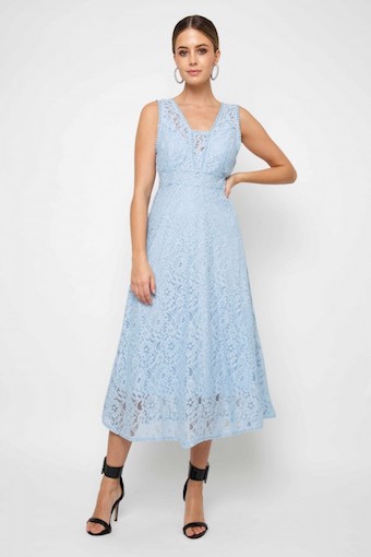 blue lace dress uk