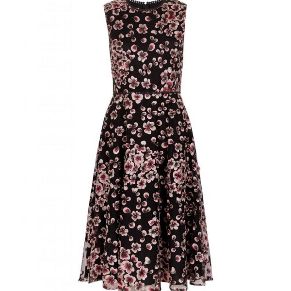 hobbs pink floral dress