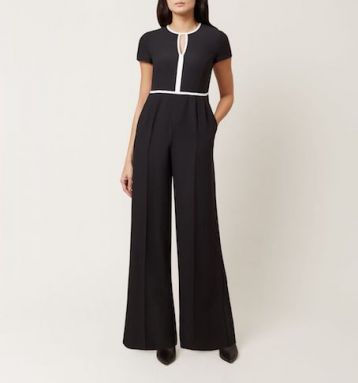 Hobbs Effie Jumpsuit Black White