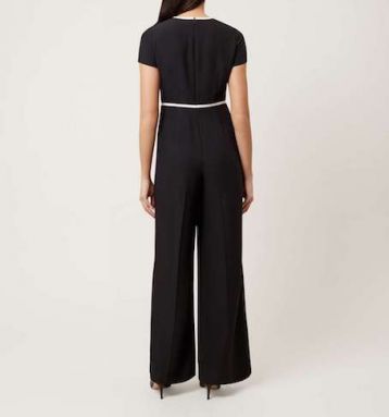 Hobbs Effie Jumpsuit Black White