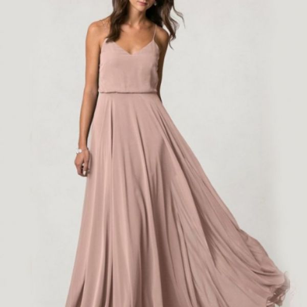 Jenny Yoo Inesse Luxe Chiffon Maxi 